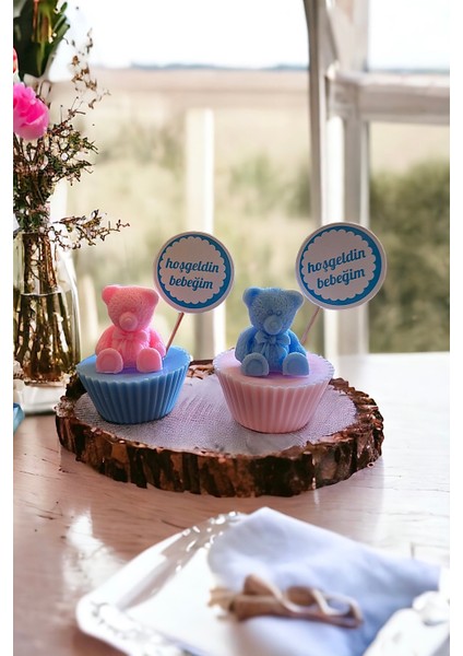 Hoşgeldin Bebek Yeni Doğan Kokulu Mum 1 Adet