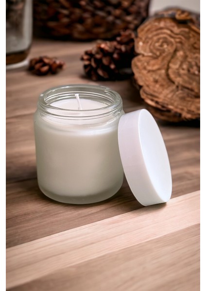 Vanilla Candle Soya Wax Vanilya Esanslı Mum