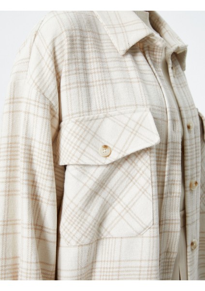 Gömlek Ceket Kapaklı Cepli Yumuşak Dokulu indirimleri