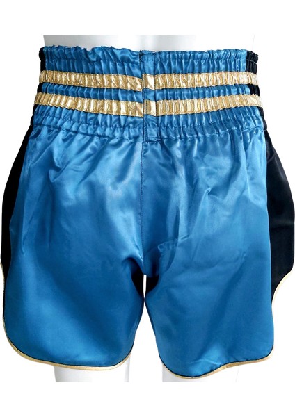 Muay Thai Elite Şort (Mavi-Siyah) modelleri