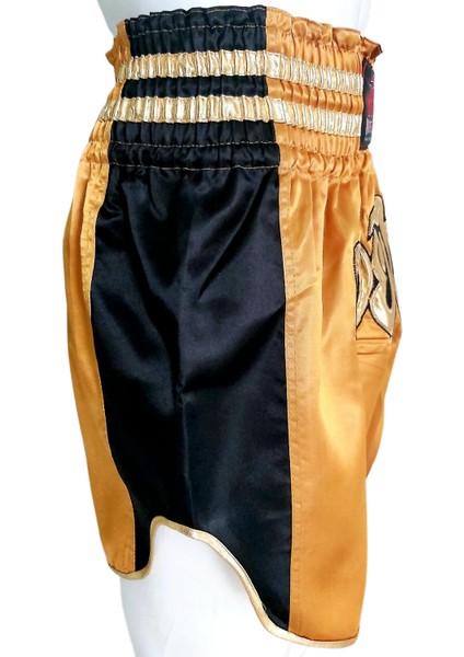 Muay Thai Elite Şort (Gold-Siyah)