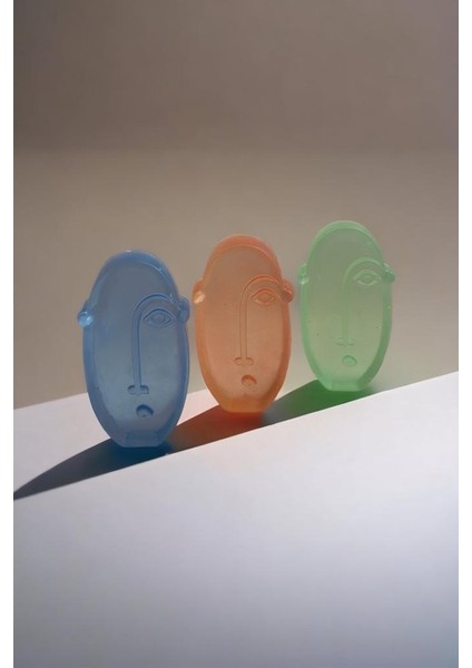Face Mask Renkli Doğal Sabun 3lü Paket