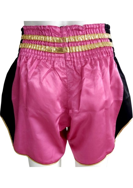 Whiteface Muay Thai Elite Şort (Pembe-Siyah)