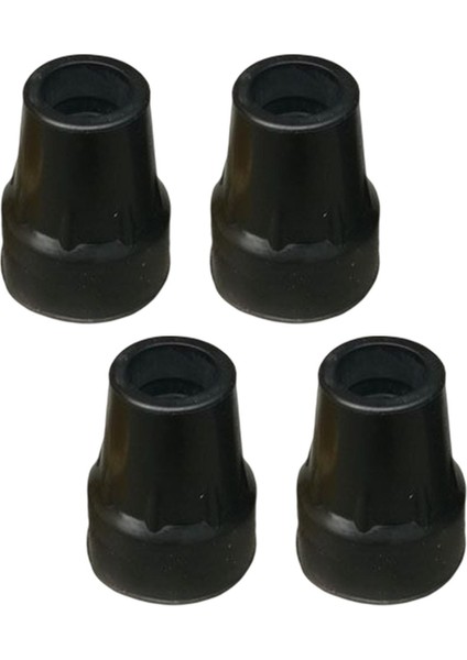 4pcs 22mm Koltuk Değneği Ipuçları Yedek Iyi Performans Sağlam Siyah (Yurt Dışından)