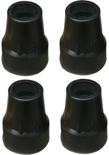 4pcs 22mm Koltuk Değneği Ipuçları Yedek Iyi Performans Sağlam Siyah (Yurt Dışından)