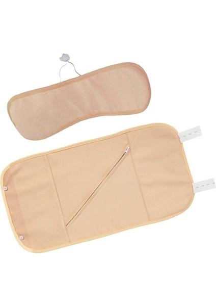 2pcs Castor Yağı Sıkıştırma Anti -Yağ Sızıntısı Erkekler Için Konforlu Uyku Günlük Kullanım Khaki (Yurt Dışından)