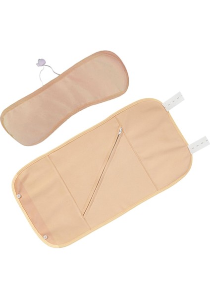 2pcs Castor Yağı Sıkıştırma Anti -Yağ Sızıntısı Erkekler Için Konforlu Uyku Günlük Kullanım Khaki (Yurt Dışından)