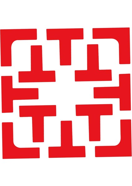 Pickleball Court Marker Tenis Tenis Tenis Kırmızısı Için Seti (Yurt Dışından) fırsatları