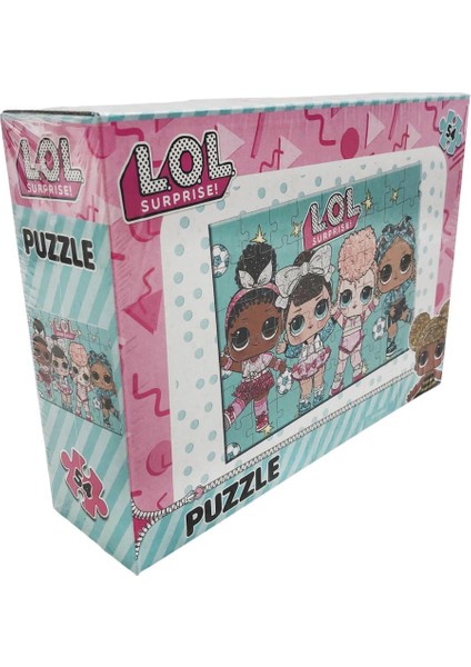 Kids Lol 54 Parça Puzzle LOL7895, Çocuklar Için Eğlenceli Puzzle