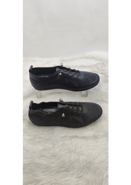 Siyah Gerçek Deri Lastik Bağlı Ayakkabı(A1)- Siyah - 37 - ST02611-13242 fiyatları