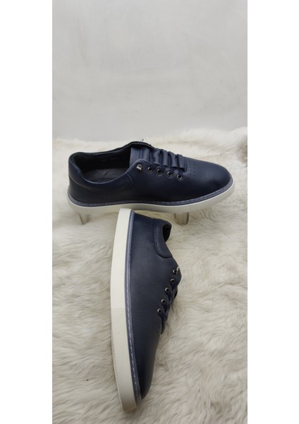 Çiğdem Gerçek Deri Lacivert Lastik Bağlı Erkek Ayakkabı (Gos 1071 ) - Lacivert - 41 - ST02621-13291 fırsatları