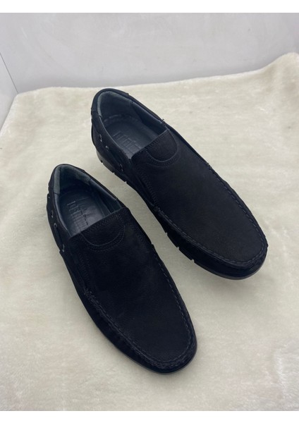 Çiğdem Siyah Hakiki Nubuk Deri Tımbırlend (8017) - Siyah - 42 - ST02510-12669