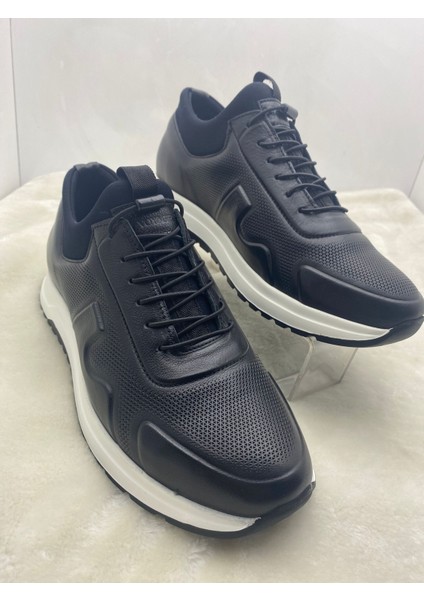 5333-1 Hakiki Deri Erkek Spor Ayakkabı - Siyah - 44 - ST02193-SİYAH-44 fiyatları