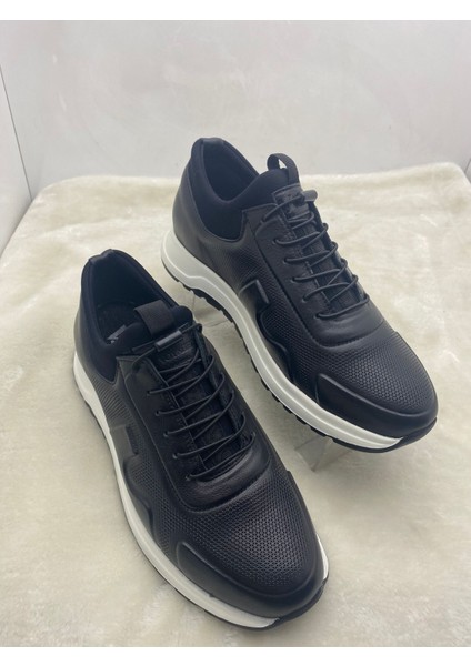 5333-1 Hakiki Deri Erkek Spor Ayakkabı - Siyah - 44 - ST02193-SİYAH-44 modelleri