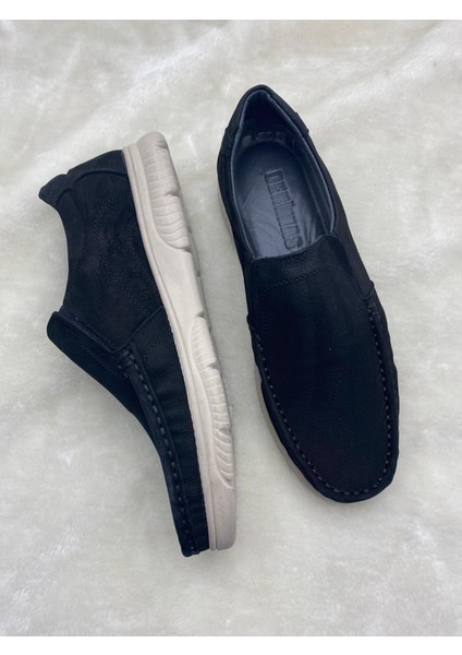 Çiğdem Siyah Hakiki Nubuk Deri Erkek Günlük AYAKKABI(232060) - Siyah - 40 - ST02156-SİYAH-40 fırsatları