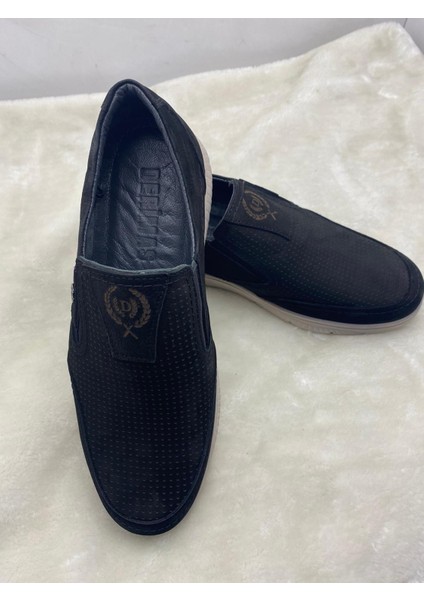 Çiğdem Siyah Hakiki Nubuk Deri Erkek Günlük AYAKKABI(2301) - Siyah - 43 - ST02155-SİYAH-43 indirimleri