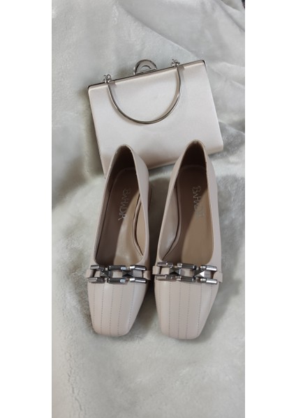 Ten Zincir Tokalı Kalın Ökçe Kadın AyakkabıBhdr A4A Ten 38 ST02601-13181 fiyatları