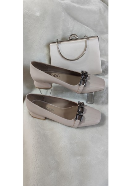 Ten Zincir Tokalı Kalın Ökçe Kadın AyakkabıBhdr A4A Ten 38 ST02601-13181 indirimleri