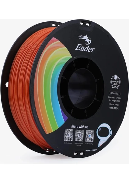 Creality Ender Pla+ Filament Turuncu 1.75MM 1kg Standart