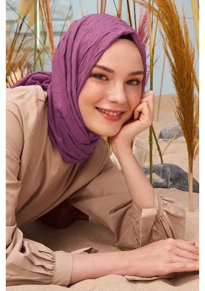 Bambu Kraş Şal - Gül Pembe