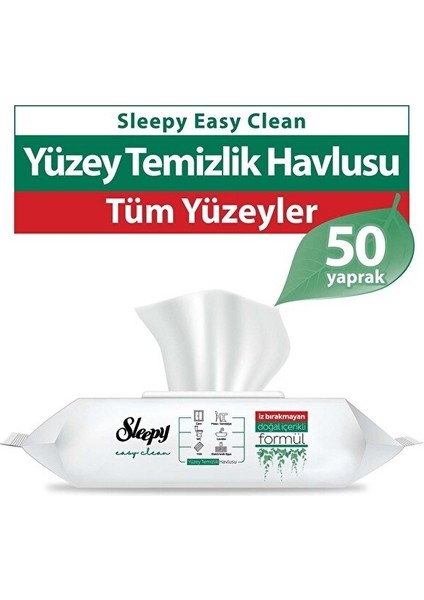 Easy Clean Yüzey Temizlik Havlusu 50 Yaprak