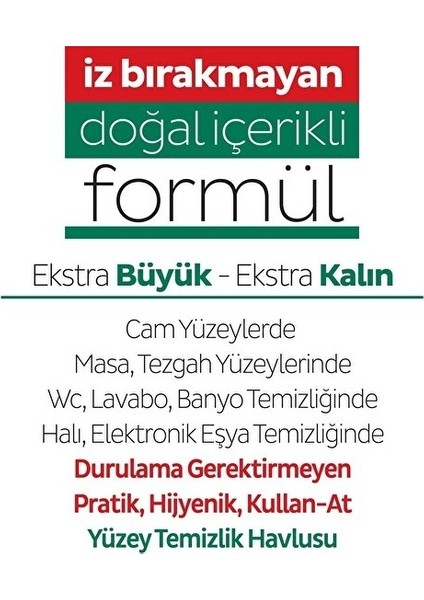 Easy Clean Yüzey Temizlik Havlusu 50 Yaprak