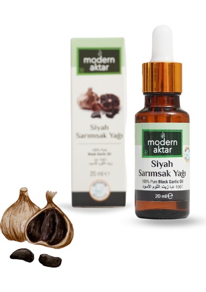 Siyah Sarımsak Yağı 20 ml