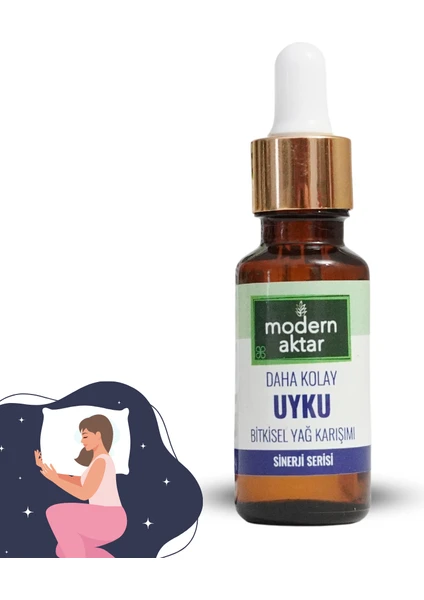 Modern Aktar Daha Kolay Uyku Bitkisel Yağ Karışımı 20 ml