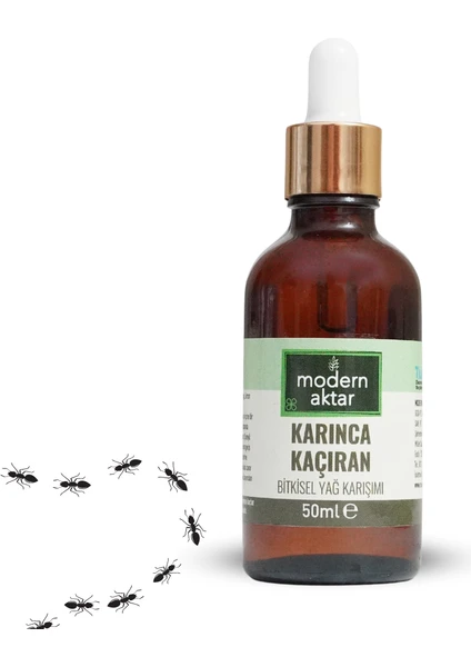 Modern Aktar Doğal Karınca Kaçıran Bitkisel Yağ 50 ml