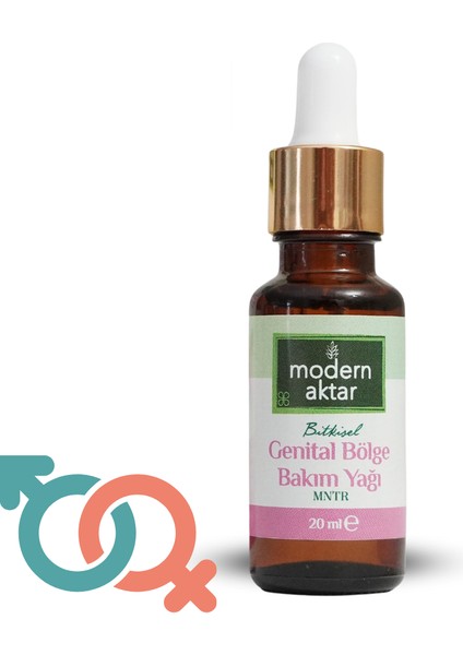 Doğal Genital Bölge Bitkisel Karışım Yağ 20 ml