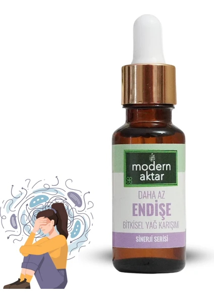 Modern Aktar Daha Az Endişe Bitkisel Yağ Karışımı 20 ml