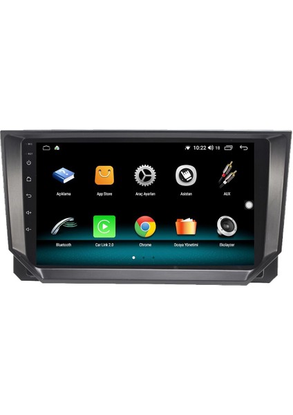 Seat Ibiza Android 12 Multimedya Carplay 8gb Ram + 128GB HDD Navigasyon Ekran fırsatları