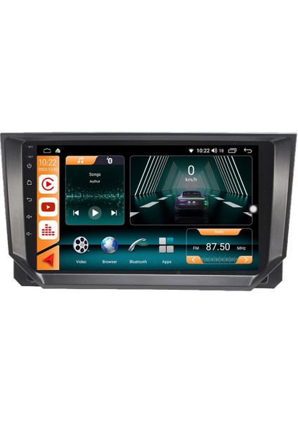 Seat Ibiza Android 12 Multimedya Carplay 8gb Ram + 128GB HDD Navigasyon Ekran indirimleri