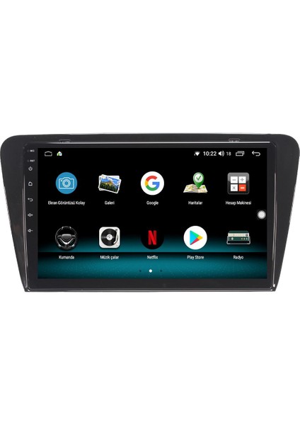 Skoda Octavia Android 12 Multimedya Carplay 8gb Ram + 128GB HDD Navigasyon Ekran