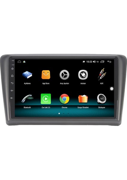 Skoda Rapid Android 12 Multimedya Carplay 8gb Ram + 128GB HDD Navigasyon Ekran
