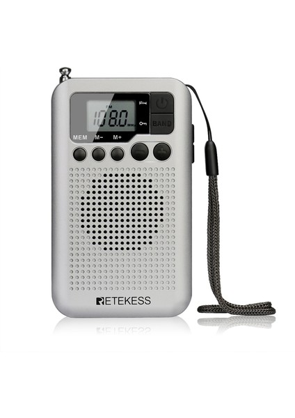 Retekess TR106 Fm / Am Portatif Radyo LCD Ekranlı (Yurt Dışından)