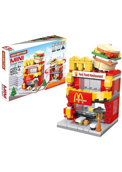 LEGO Yapı Taşları Oyuncak Mini Şehir Binası (Yurt Dışından)