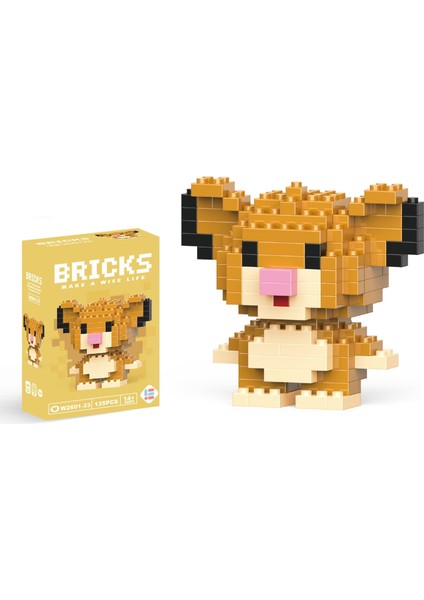 Küçük Parçacık LEGO Ahşap Masaüstü Dekorasyonu (Yurt Dışından)