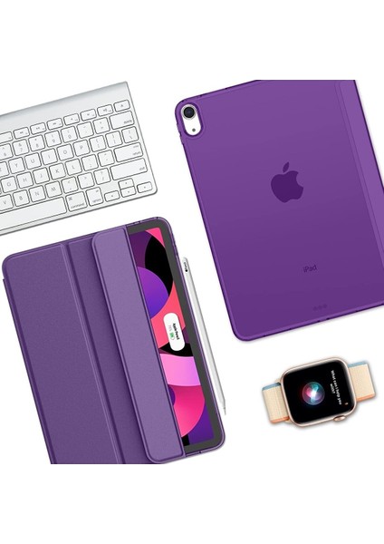 Apple iPad Air 5.nesil 10.9" Uyku Modlu Kapaklı Ince Slim Kılıf fırsatları