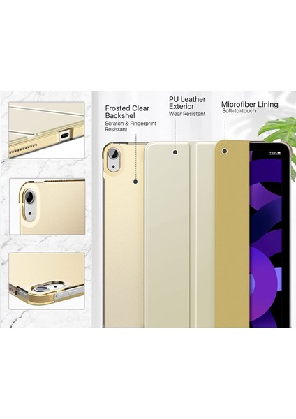 Apple iPad Air 5.nesil 10.9" Uyku Modlu Kapaklı Ince Slim Kılıf fırsatları
