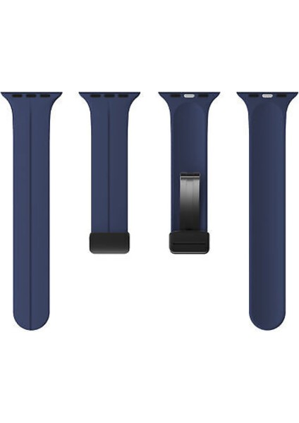 Apple Watch 38MM Su Geçirmez Silikon Spor Kordonu, Kolay Takma/çıkarma, Metal Manyetik özellikli modelleri