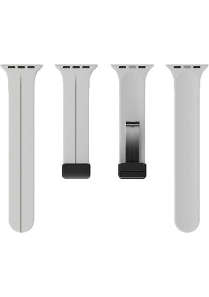 Apple Watch 40MM Su Geçirmez Silikon Spor Kordonu, Kolay Takma/çıkarma, Metal Manyetik özellikli modelleri