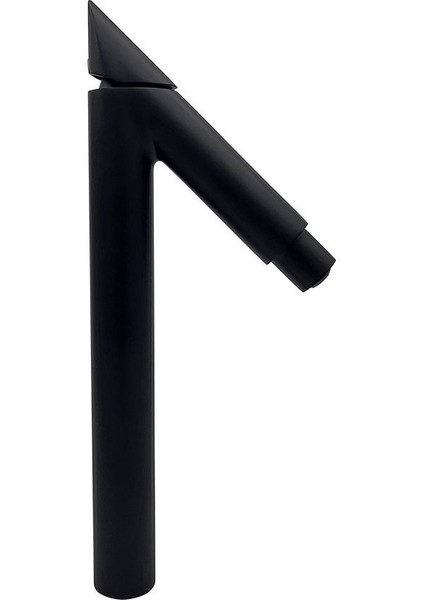Smart Mat Sıyah Çanak Lavabo Armatürü ELG-123