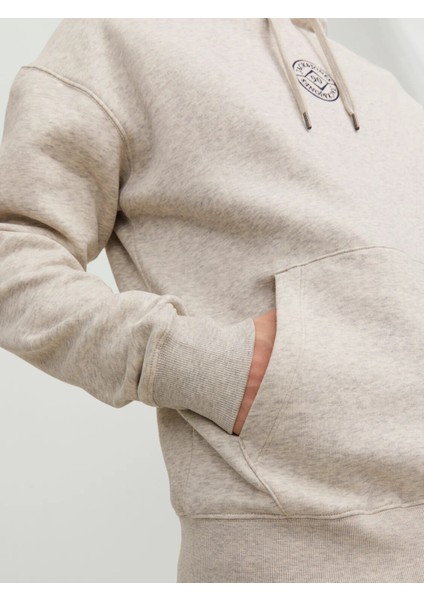 Jack & Jones Erkek Sweat Jjcosmo Hood Beyaz -122339792xl Beyaz