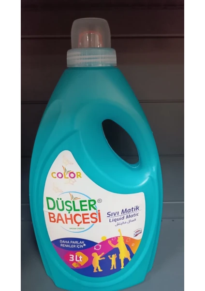 Düşler Bahçesi Sıvı Deterjan Renkliler 3 Lt