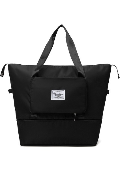 Katlanabilir Büyük Kapasiteli Kısa Mesafe Seyahat Çantası Kuru ve Islak Ayırma Spor Çantası (Yurt Dışından)