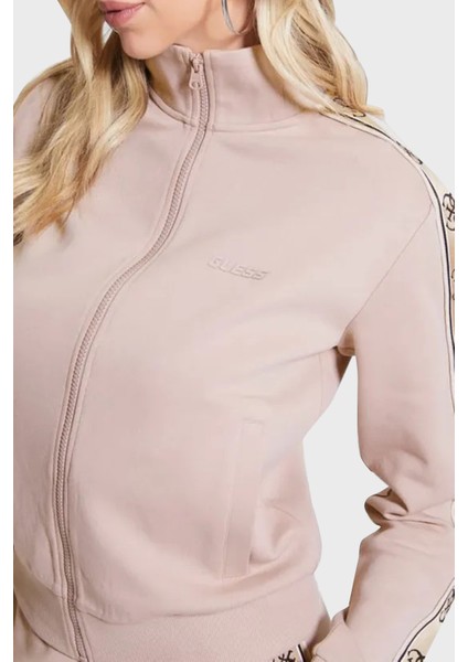 Britney Pamuklu Regular Fit Fermuarlı Dik Yaka Sweat Bayan Sweat V2YQ16KB3P2 G4Q9 fırsatları