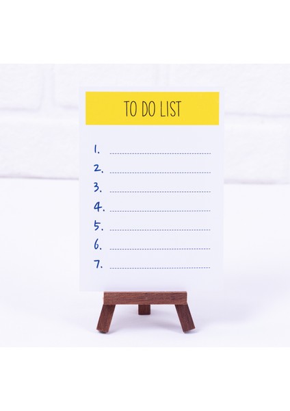 To do list, sarı not kartı, 12 x 17 cm 2 adet