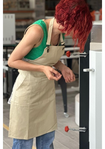 Barren Atölye Önlüğü - Bej