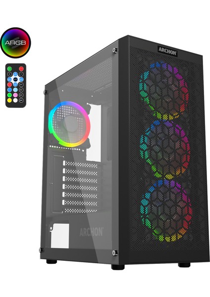 Aır Mesh Pro A-Rgb Kumandalı 4X120MM Gamıng Oyuncu Bilgisayar Kasası